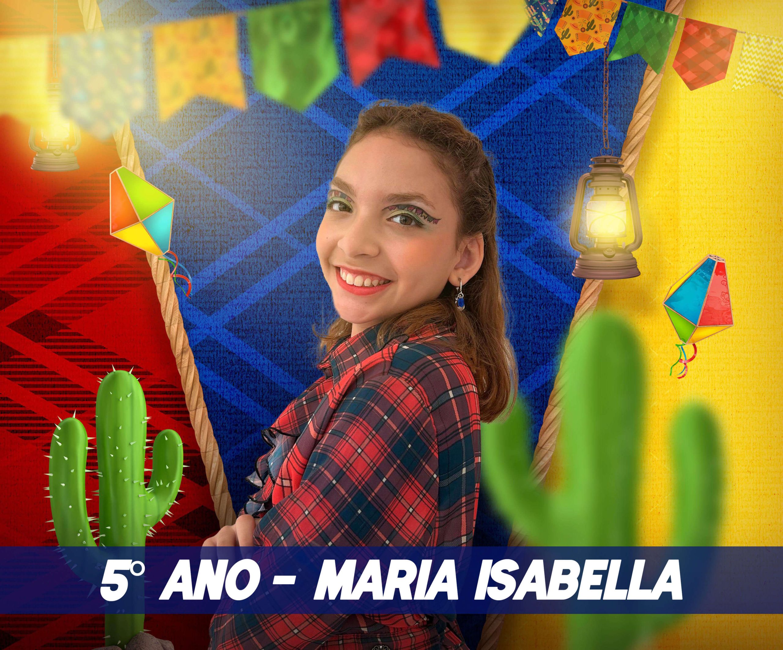 5° ano - Maria Isabella